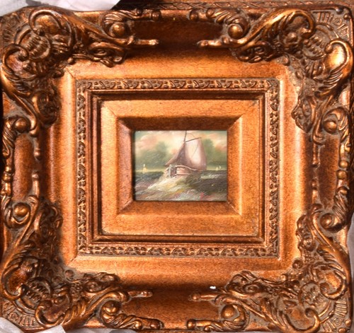 Bild gemälde rahmen - Öl, holz