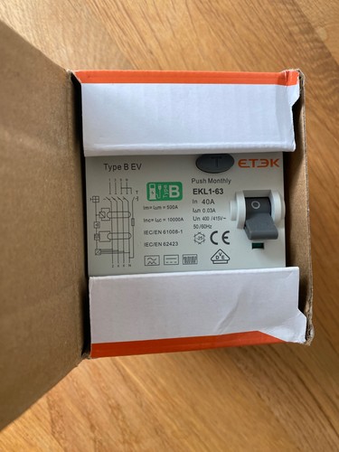 Typ vde rcd b - typ,