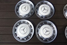 4 x Mercedes Radkappe weiss