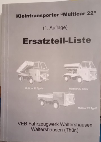 Multicar auflage - 22,