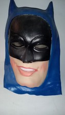 Batman Latex Maske, 24 cm, von Cäsar 1979, unbenutztes Dekoteil, wie neu, selten