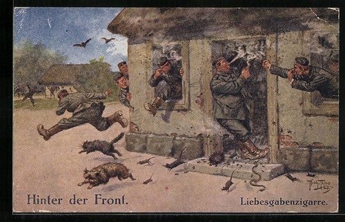 Künstler arthur thiele - künstler-ak,
