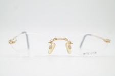 Vintage Brille IMPRESSION 20006 Gold Randlos Brillengestell eyeglasses