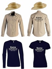 Damen T-Shirt + Hut oder Hemd