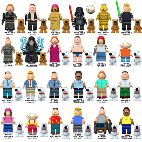 Family guy custom lego - guy,