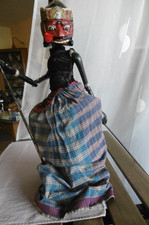 Sehr alte antike wayang golek Stabpuppe