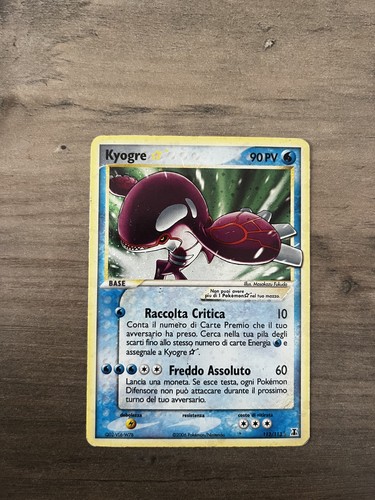 Kyogre gold star ex - star,