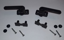 Pos 15) 1 Paar Fenster-Feststeller / Verriegler - Youngtimer/Oldtimer Wohnwagen