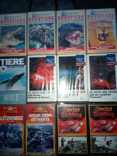 Vhs filme sammlung dokus - vhs,