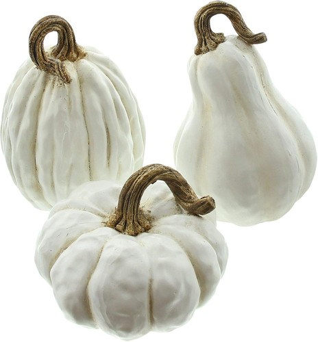 Kürbis white 3er set - kürbis,