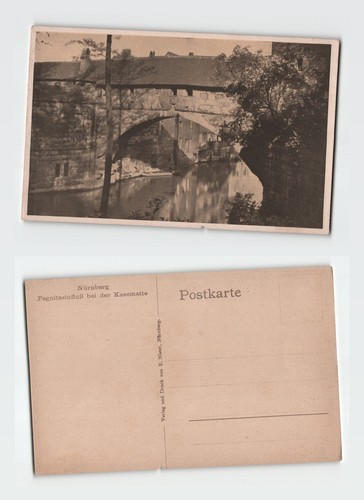 Nürnberg pegnitzeinfluss - ak,