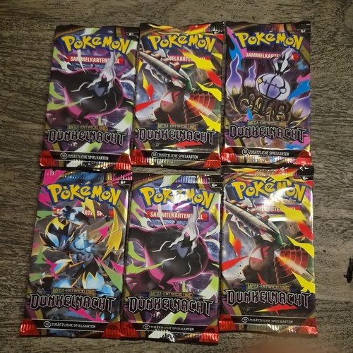 Pokémon tcg dunkelgacht - dunkelgacht, 6x