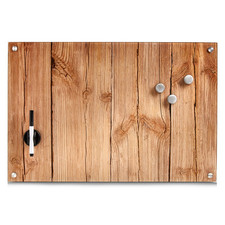 ZELLER Memoboard Memo-Board WOOD Magnettafel magnetische Wandtafel Magnet-Tafel