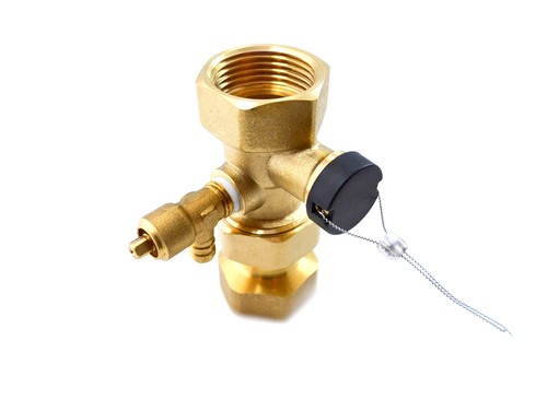 Kappenventil aus messing - 3/4",