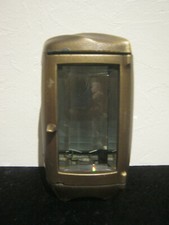 Grableuchte Grablaterne aus Bronze, Messing oder Rotguss 19cm geschliffenes Glas