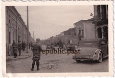 Foto Kurz v. d. Übergang über den Pruth in Stefansti Rumänien Balkanfeldzug (A33