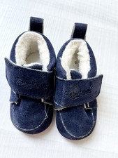 Süße Babyschuhe Krabbelschuhe Schuhe Gr. 18 blau