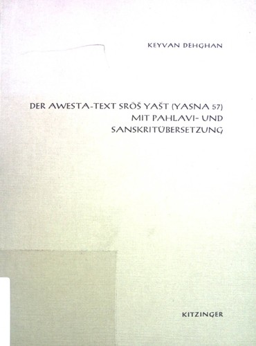 Der awesta text sros - der,