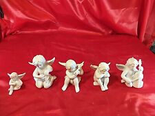 5 Rosenthal Bisquit Porzellan Studio-Haus Engel Musizierend (4292)