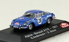 Renault Alpine A110 Rally Monte Carlo 1971 #28 1:43 Atlas Modellauto 15