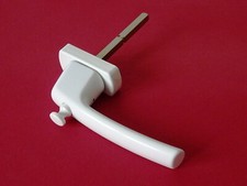 Maco Fenstergriff Harmony mit Drehknopf Weiß Griff Aluminium 7 x 83 mm 54020