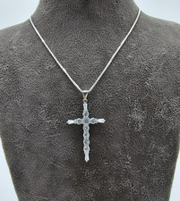 Silber Kreuz Kette Echt Silber