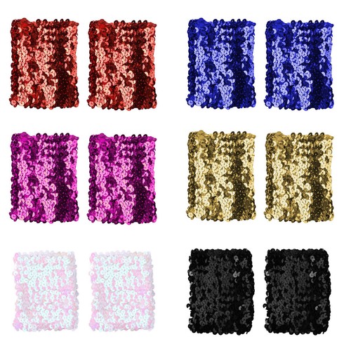 Damen glitzer handschuhe - glitzer,