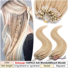 200 Strähnen Microring 100%