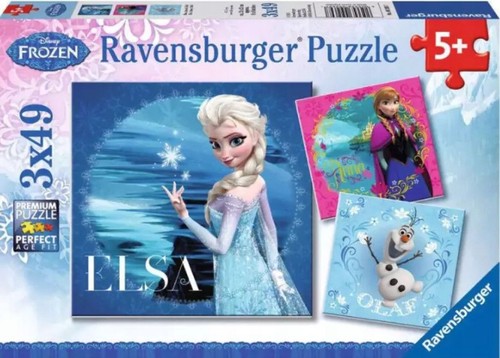 Ravensburger 3x49 teile frozen - ravensburger,