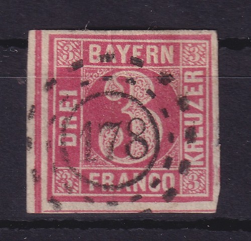 Bayern kreuzer rot nr - mi-nr., 9