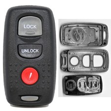 Funk Schlüssel Funk Fernbedienung Gehäuse für Mazda Panic Panik FOB Key