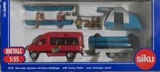 SIKU  Mercedes Sprinter mit Kanu Anhänger Art . -Nr. 2545 NEU in OVP - 1:55