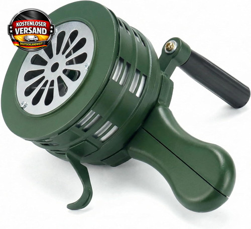 Handkurbel alarmsirene 110db - handkurbel,