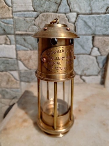 Lampe antik messing öl - lampe,