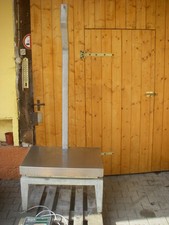 Bizerba MCE 150kg 50g 230V Waage Plattformwaage Fleischkistenwaage Rohrbahnwaage