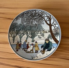 Sammlerteller Villeroy & Boch Winter Weihnachten Heinrich Germany Wandteller