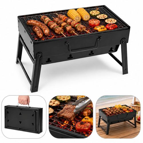 Bbq faltgrill holzkohle grill - holzkohle,