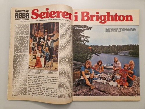 Abba very rare newspaper - -,