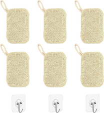 Luffa Schwamm Küche 6st Spültuch Aufhängeband Gurke Reinigen