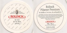 Rolinck Pilsener, Steinfurt - alter Bierdeckel "Pilsener Premium"