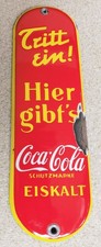 Coca Cola Emaille Türschild 9