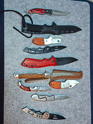 Taschenmesser holzgriff - taschenmesser,