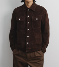 Leder Trucker Jacke für