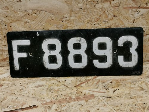 Altes nummernschild luxemburg - altes,