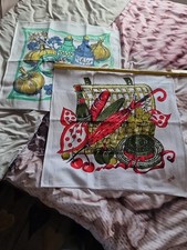 2 Stück Malimo DDR Geschirrtuch-Küchentuch-Wischtuch-Mehrzwecktuch