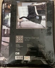 RITUALS Home Blanket / Tagesdecke Schwarz Neu / OVP 130x170 cm