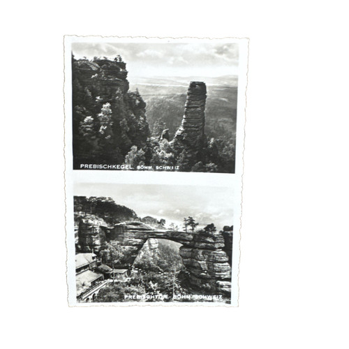 Postkarte böhmen prebischtor - postkarte,