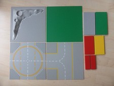 Lego Platten Grundplatten, 10 Stück, 32x32, 20x10, 12x4 Noppen, Vintage TOP