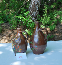 2er-Set Antike Tonflasche, Steingutflasche, Keramik Wasserkrug, Nr. 79