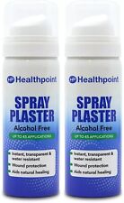 Healthpoint Sprühpflaster Transparentfolie Weideschnitte Alkoholfrei 40ml x 2